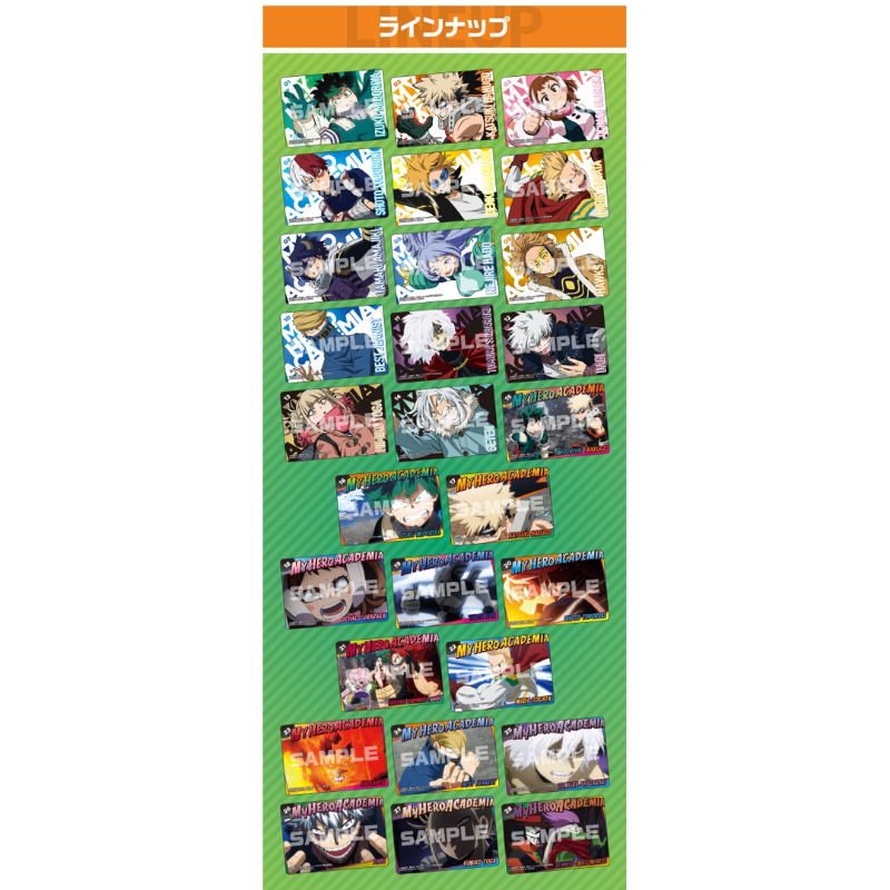 Thẻ nhân phẩm học viện anh hùng clear visual 2