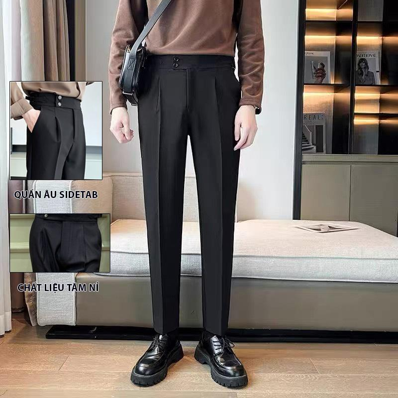 Quần âu baggy nam 98WEAR cạp cao , phong cách thời trang Hàn Quốc