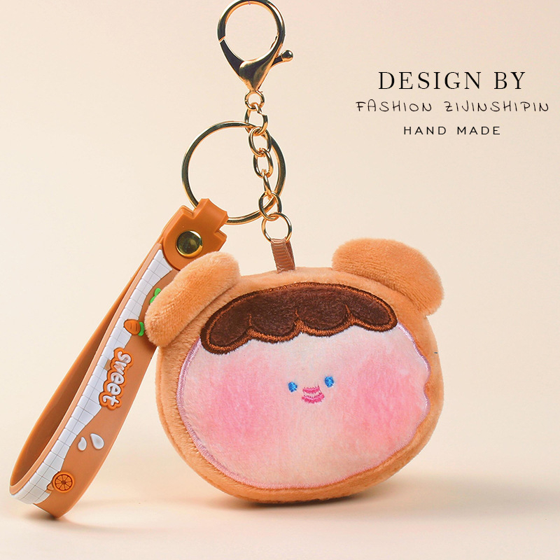 Móc khoá nhồi bông trái cây - Đào cute - Trang trí cặp, túi tote🌸🔥 HÀNG CÓ SẴN