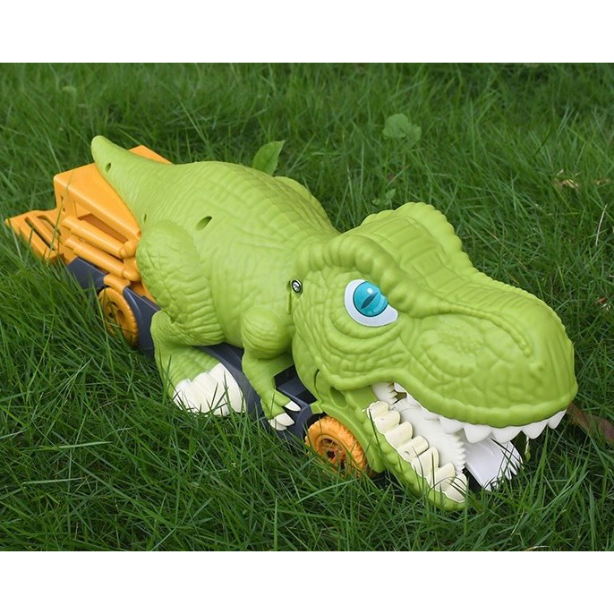 Bộ đồ chơi xe ô tô khủng long nuốt xe dễ thương cho bé