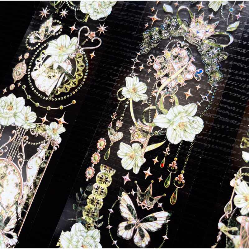 Của hãng YUGUANG STUDIO họa tiết trang trí =>PET VỎ SÒ