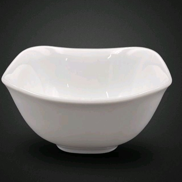 Tô vuông cao 18cm - Trắng ngà