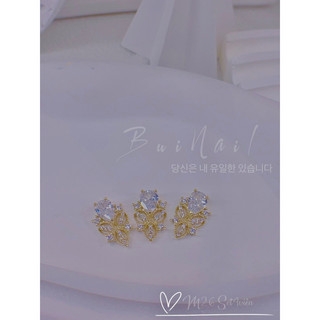 Charm kiểu cao cấp đính đá m26 set 4viên