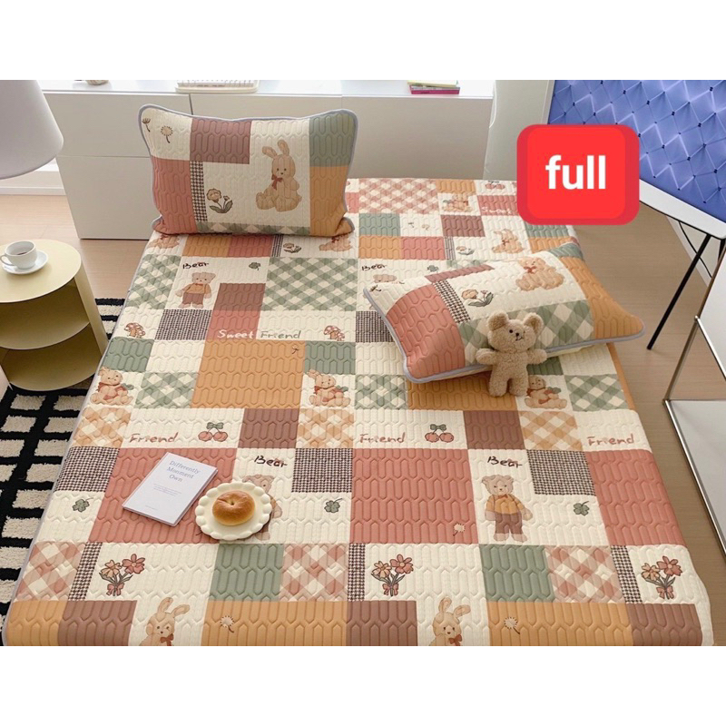 Vỏ gối ôm trần cao su Home bedding's có dây rút 2 đầu kích thước 35x100cm