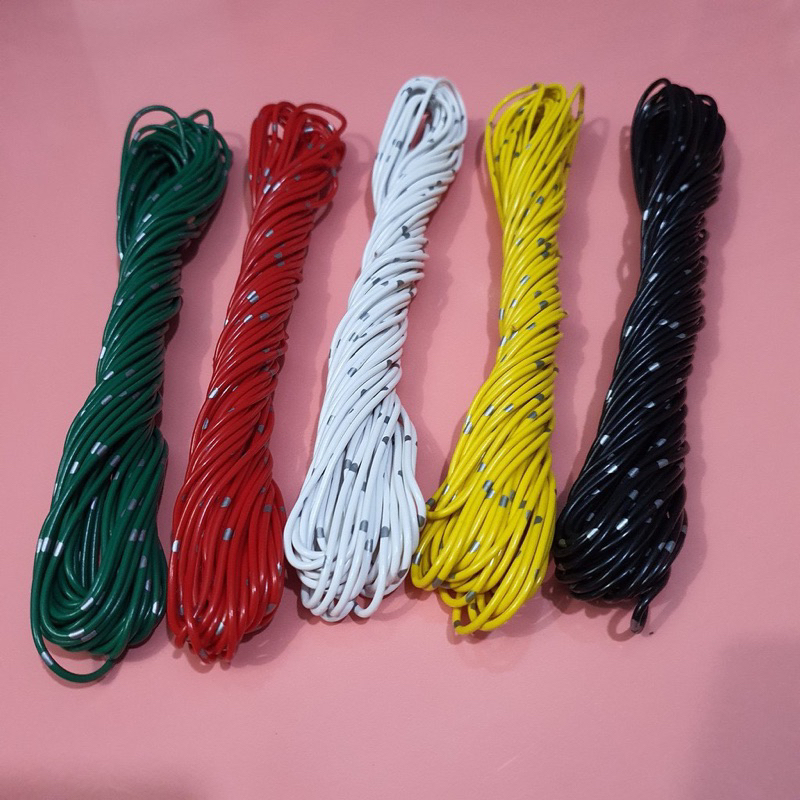 Dây điện nhật xịn 0.3 0.5 1.0 Dây điện oto 10mét - giao màu ngẫu nhiêu