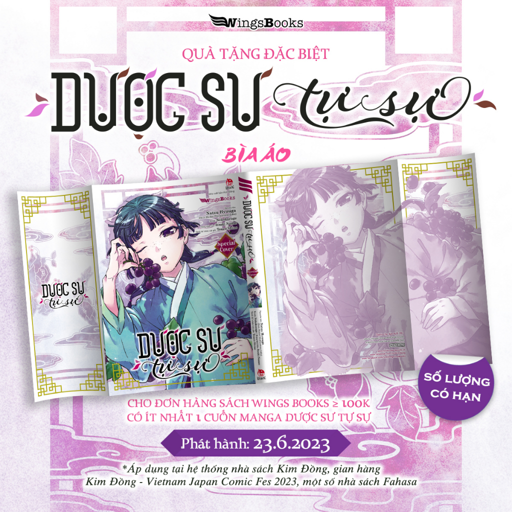 Combo Dược Sư Tự Sự  manga tập 9+10 và light novel tập 3