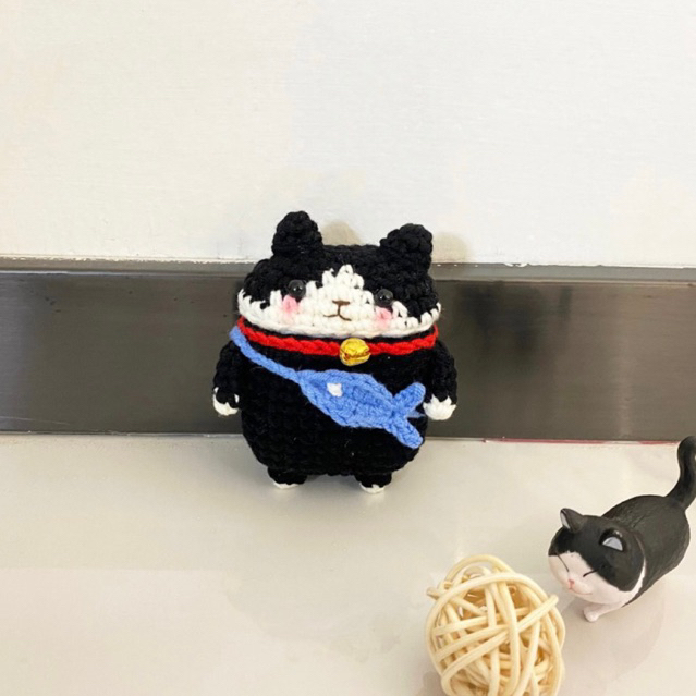 Ốp Case Airpods 1/2/Pro/3 Bằng Len - Case Airpod Mèo Len - Airpod Handmade- Case Airpod Bằng Len