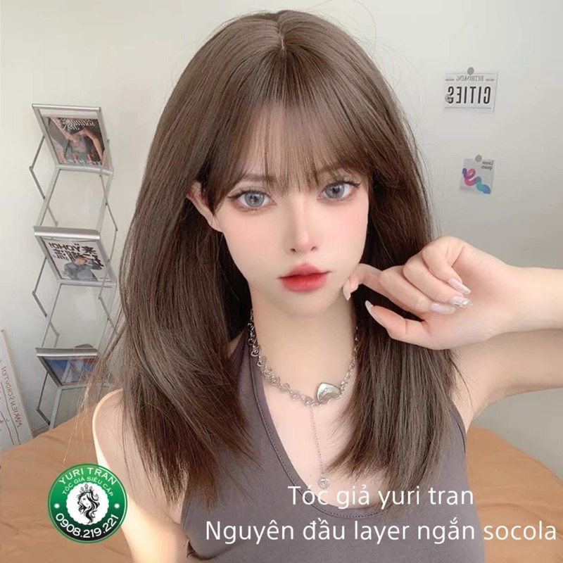 TÓC GIẢ LAYER FORM CẮT CHUẨN ĐẸP , TOP BEST SELL NHÀ YURI TRAN, LOẠI SIÊU CẤP ĐỘC QUYỀN (tặng lưới)