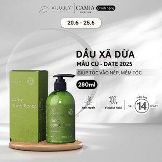 Dầu xã dừa vijully 280ml , giảm xơ rối - mềm mượt - phục hồi tóc hư tổn