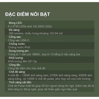 Đèn lều cắm trại Klarus Cl3