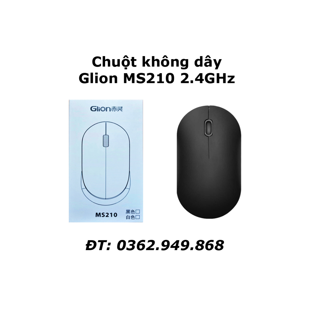Chuột không dây Glion MS210 2.4GHz