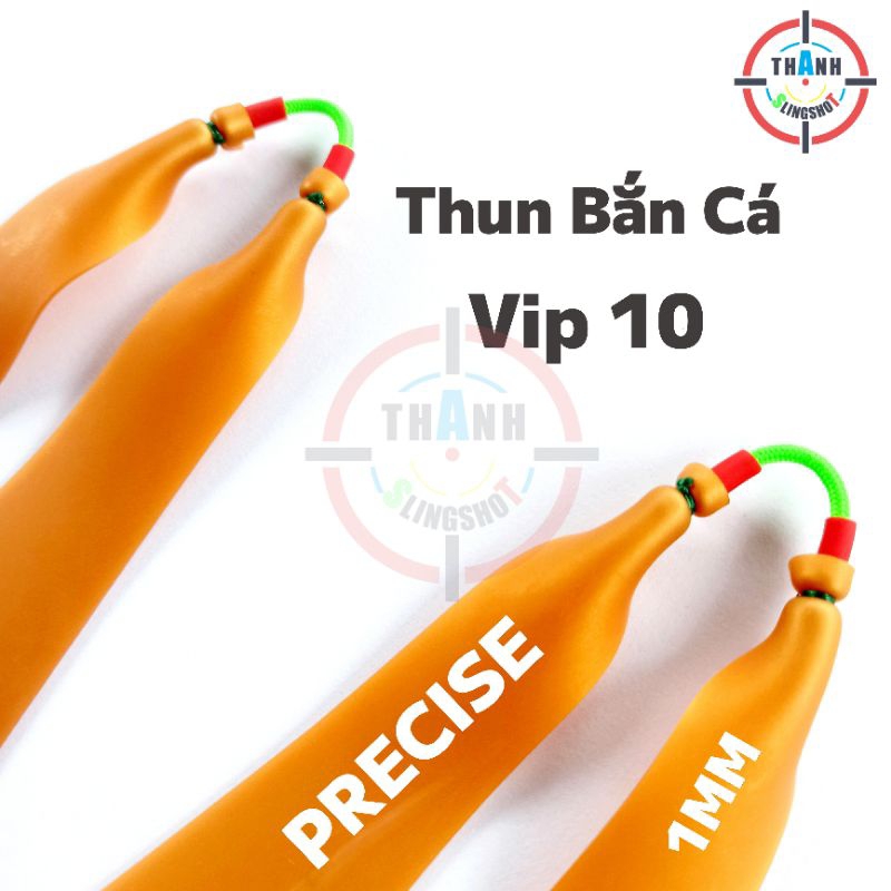 Thun dẹp 1mm gài mũi câu cá ná Vip 10 buộc sẵn