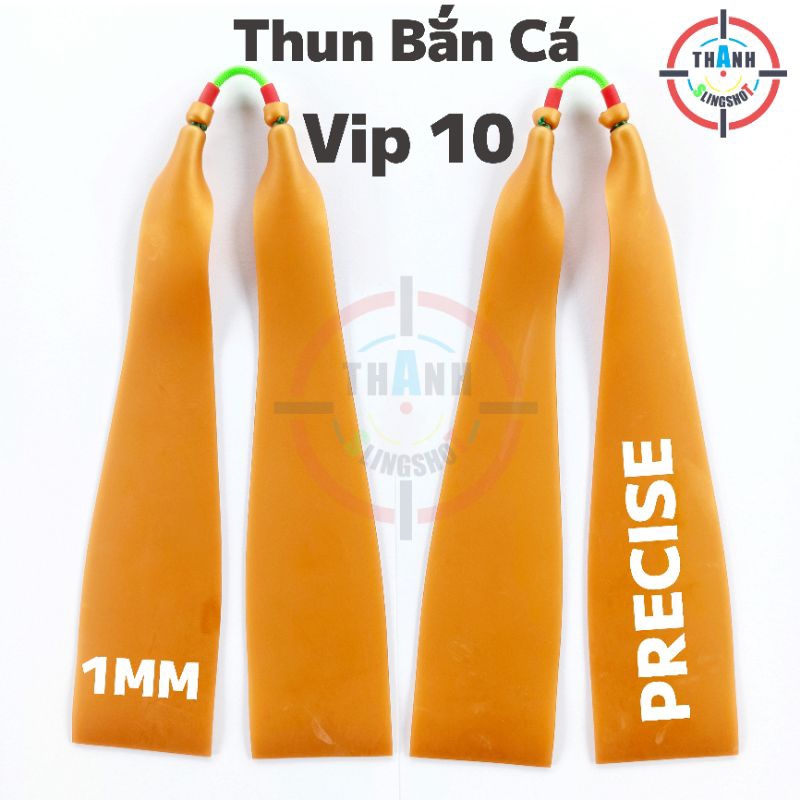 Thun dẹp 1mm gài mũi câu cá ná Vip 10 buộc sẵn