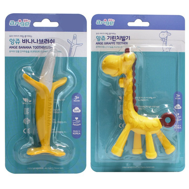 Ngậm nướu hình chuối Ange AG044 - Chính hãng Hàn Quốc