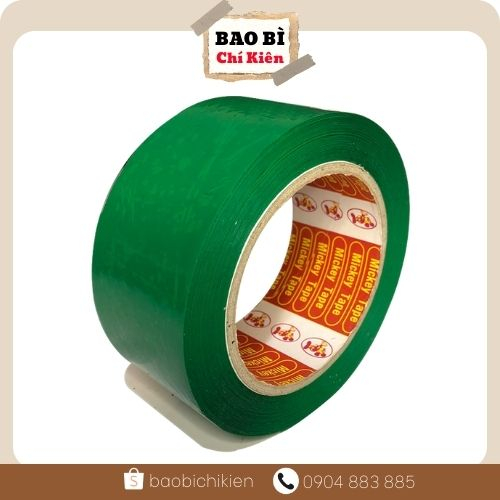 Băng dính màu 100 Yard - Băng keo màu đỏ xanh vàng siêu dính lõi mỏng giá rẻ - baobichikien