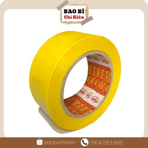 Băng dính màu 100 Yard - Băng keo màu đỏ xanh vàng siêu dính lõi mỏng giá rẻ - baobichikien