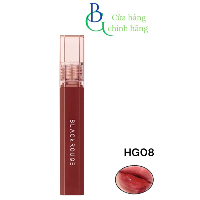 Son tint bóng blac.k roug.e HG08 nâu cam ánh đỏ