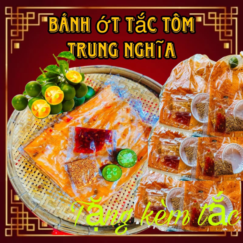 [1bich]Bánh Tráng Ớt Tắc Tôm