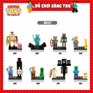 Xếp hình Minifigure nhân vật trò chơi My World Minecraft - Đồ Chơi Lắp Ghép Sáng Tạo - XINH X0127