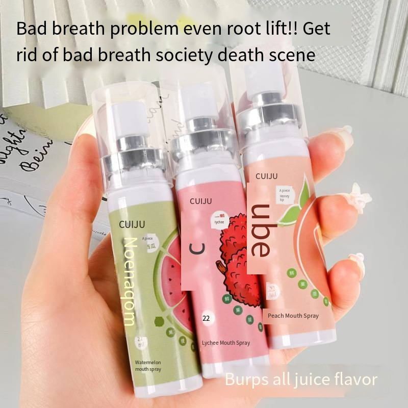 Lọ CUIJU Xịt Thơm Miệng Hương Trái Cây 22ml