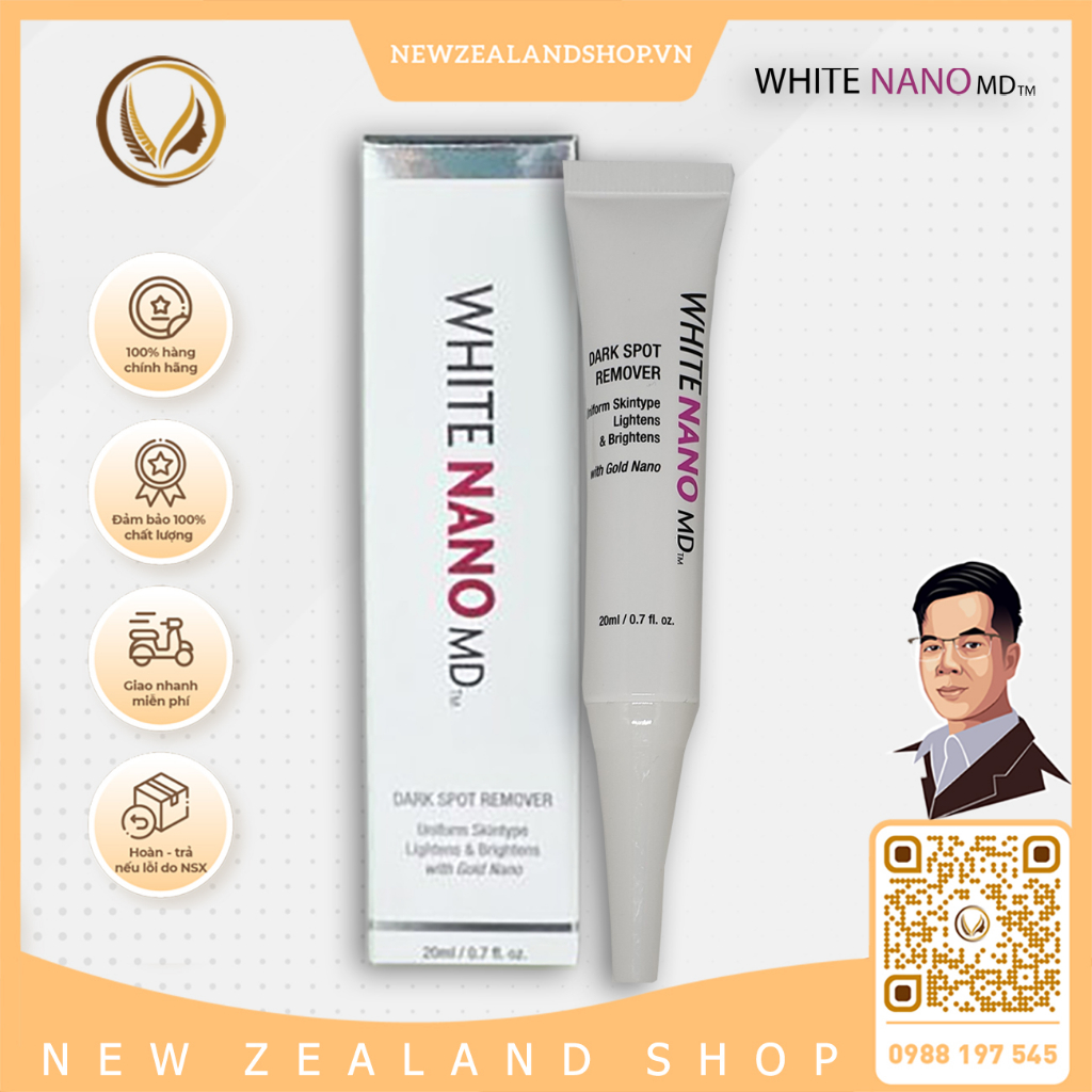 Serum làm mờ nám Nhập Khẩu Mỹ White Nano MD Dark Spot Remover (20ml)