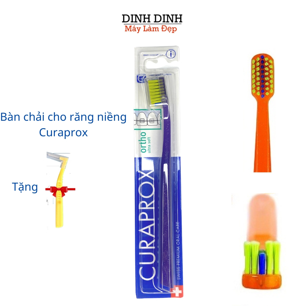 Bàn chải răng niềng Có Rãnh Giữa- Curaprox CS 5460 Ortho Ultra Soft