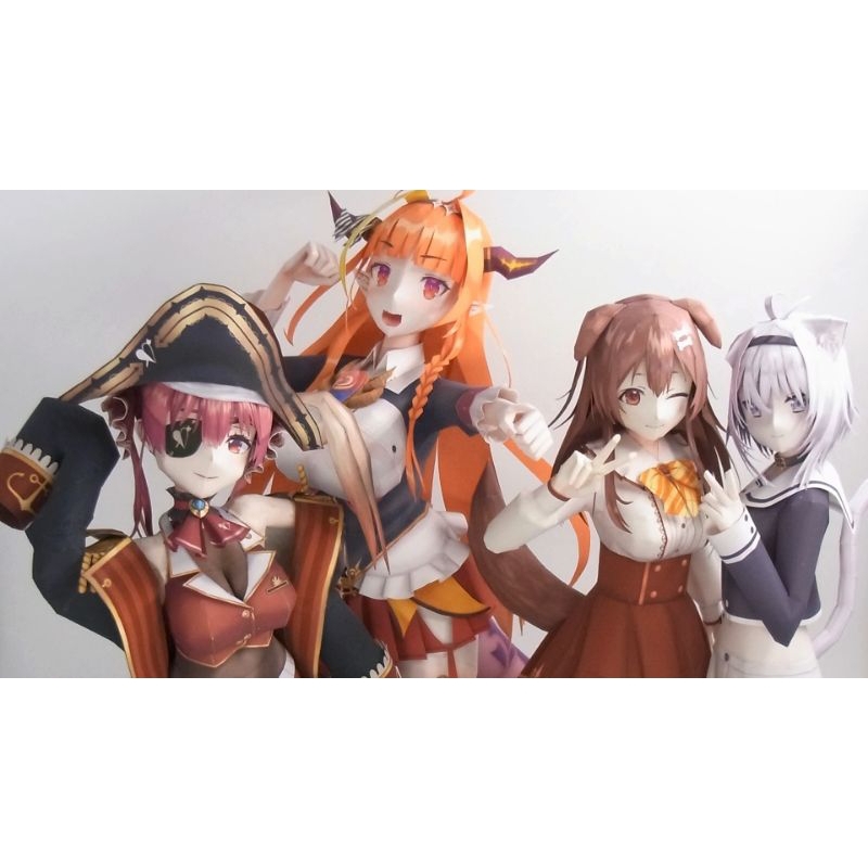 Mô hình giấy anime girl  VTuber Hololive : Kiryu Coco