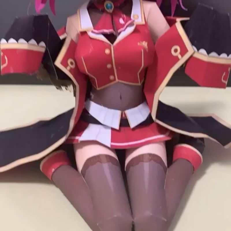 Mô hình giấy anime girl  VTuber Hololive : Marine
