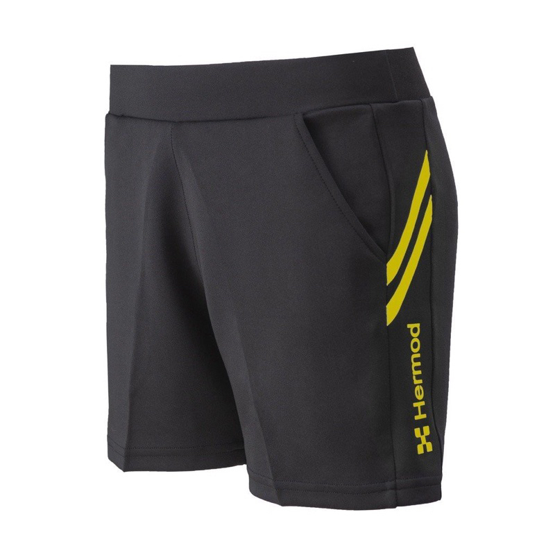 Quần Short Thể Thao Nữ HERMOD Bóng Chuyền, Cầu Lông, Tennis, Vải Co Dãn, Thoáng Mát LUx01VANG