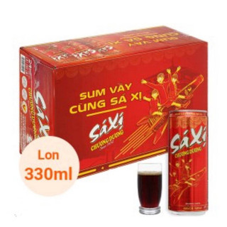 Thùng 24 lon nước ngọt xá xị Chương Dương 330ml