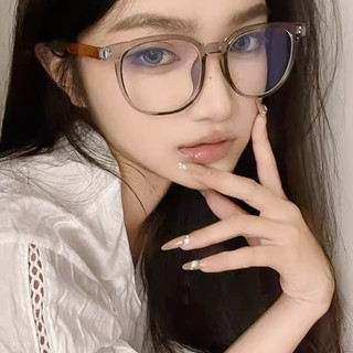 Kính gọng dẻo dáng tròn, lắp được tròng cận