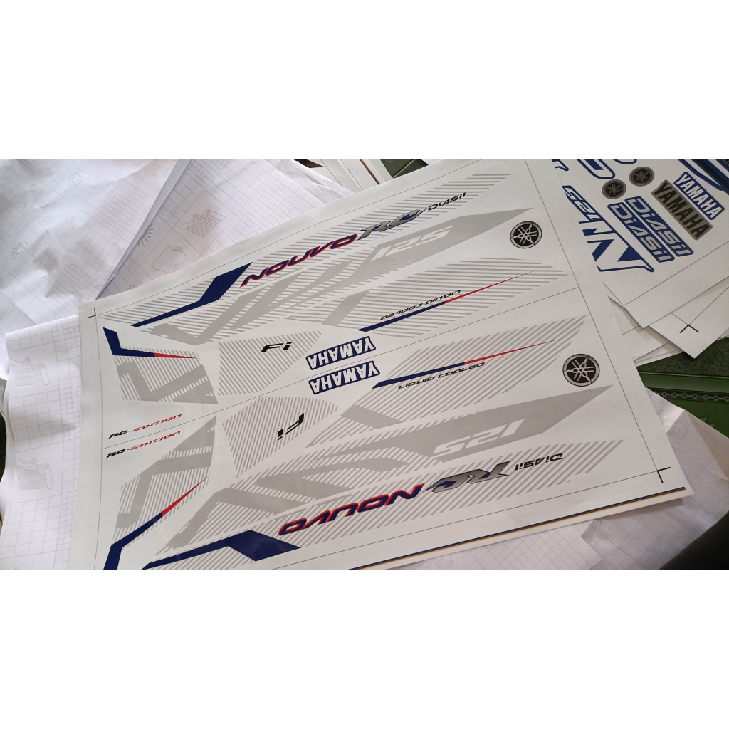 Tem rời nouvo 6 RC trắng xanh