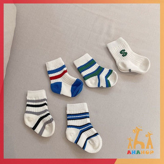 Set 5 tất cao cổ cho bé - Tất vớ nhiều màu dễ thương chất mềm mịn đủ size cho bé từ 0-8 tuổi T5M