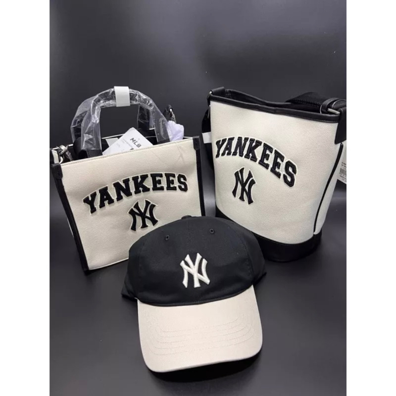 Túi Tote MLB NY LA, Túi đeo chéo MLB Varsity Basic Canvas Mini mẫu mới