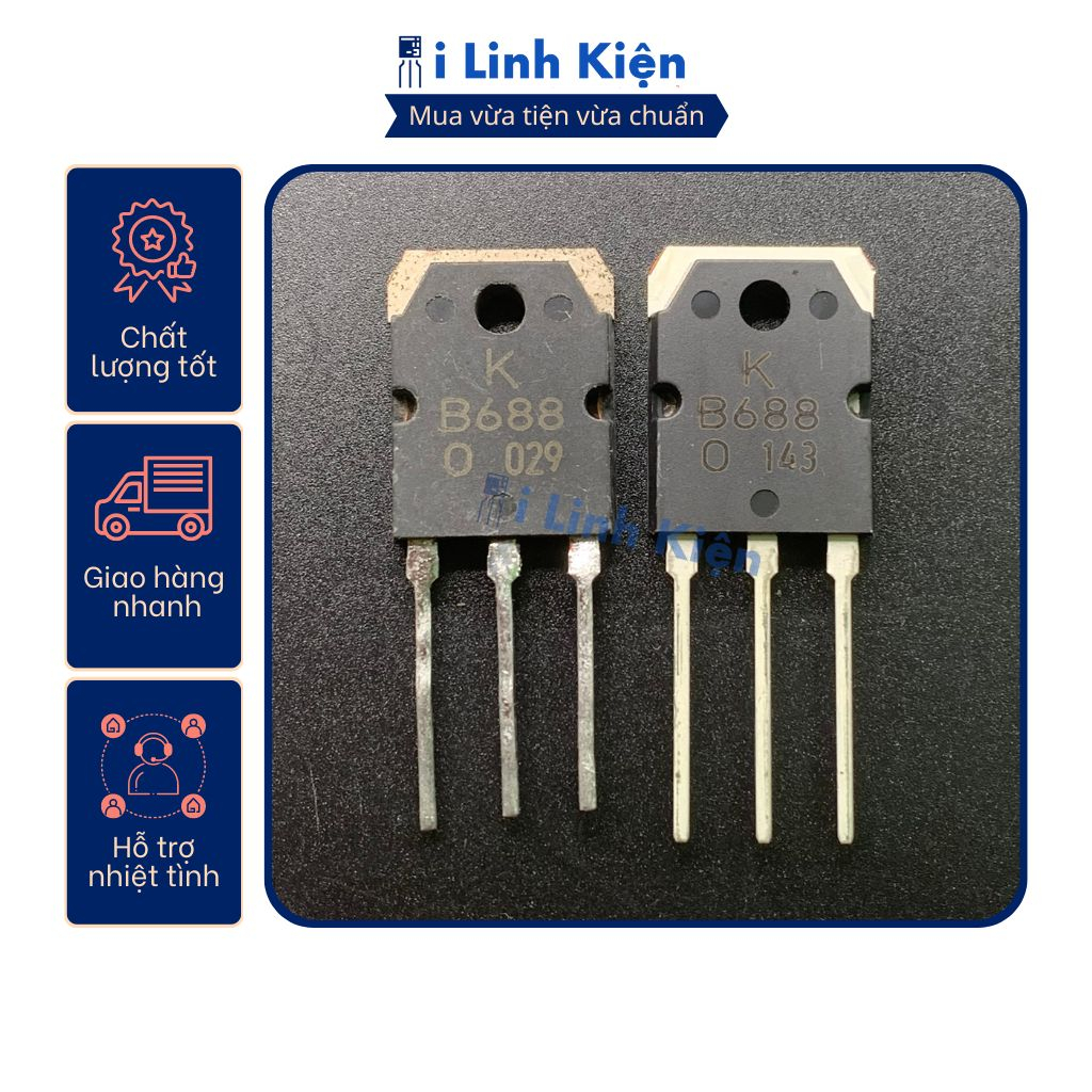 Cặp sò D718 B688 tháo máy chất lượng tốt