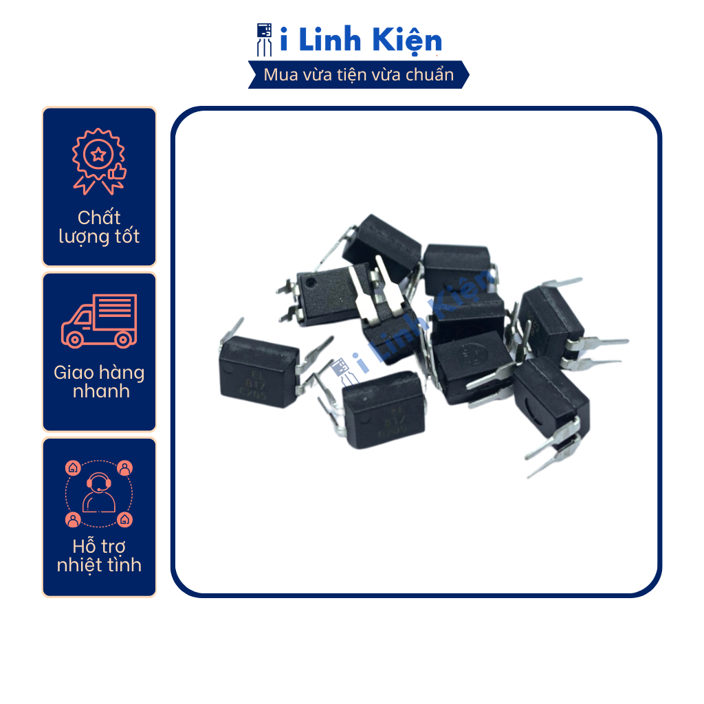 Ic quang EL817 EL817C SOP-4/DIP-4 chính hãng Everlight