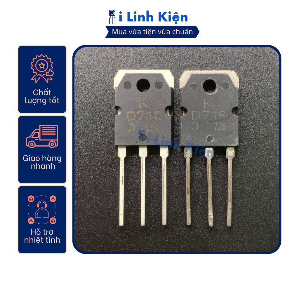 Cặp sò D718 B688 tháo máy chất lượng tốt