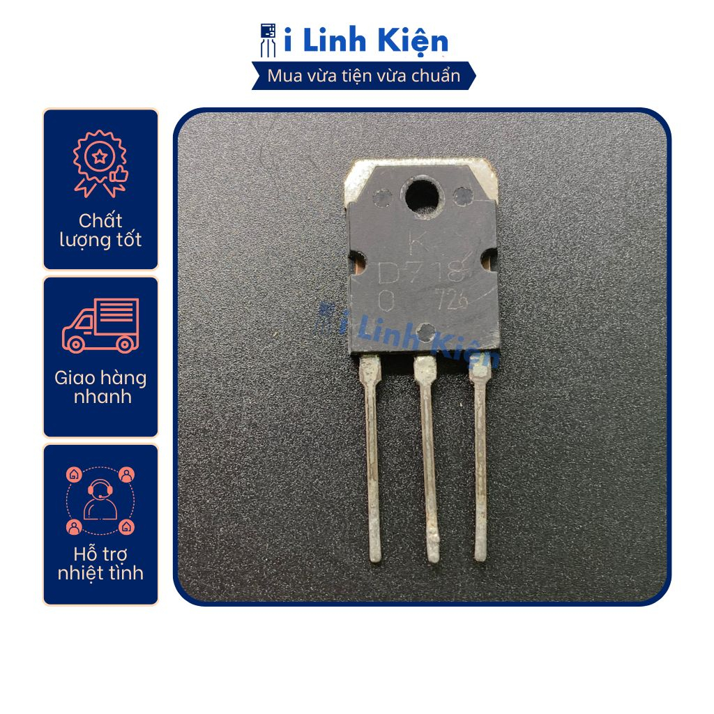 Cặp sò D718 B688 tháo máy chất lượng tốt