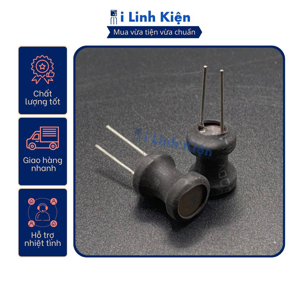 Cuộn Cảm Cắm 0810 từ 3.3uH-10mH 8x10mm