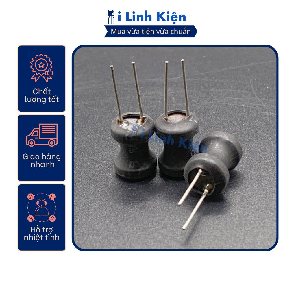 Cuộn Cảm Cắm 0810 từ 3.3uH-10mH 8x10mm