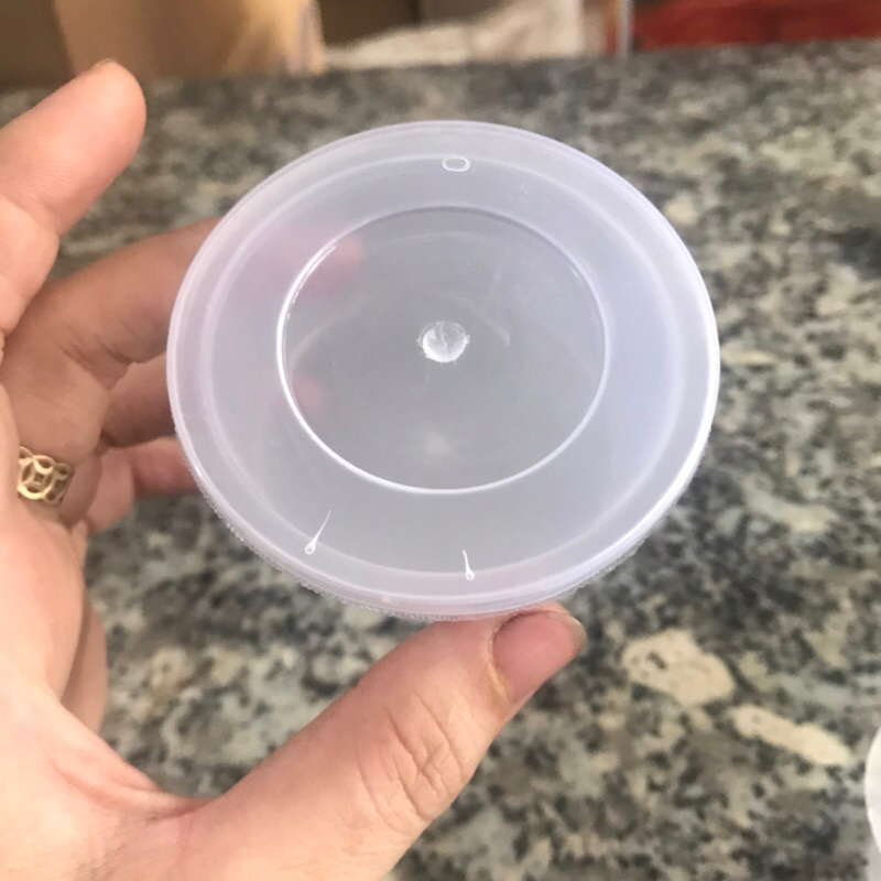 50 hũ bánh flan nhựa có nắp dùng 1 lần