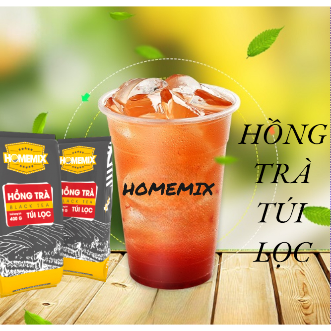 HỒNG TRÀ TÚI LỌC 400g - HOMEMIX