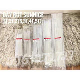 Dây rút trắng sunnice 1t-2t-2t5-3t-4t-5t 1 bịt 50 sợi