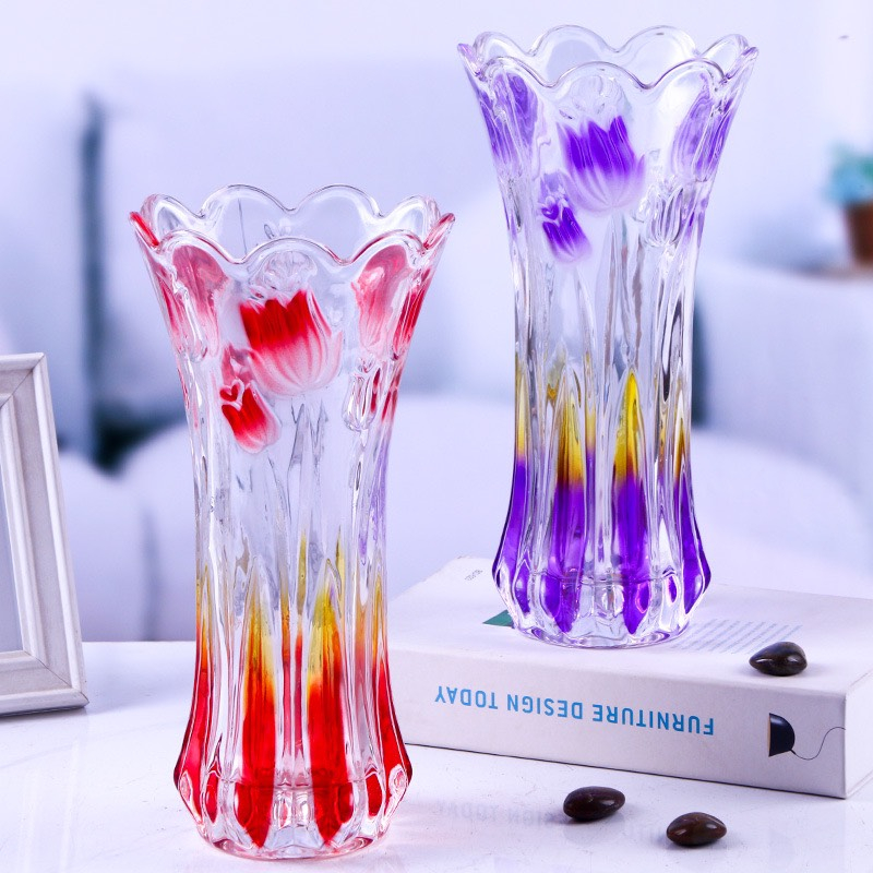 Bình Hoa Thủy Tinh Cao Cấp Phù Hợp Trang Trí Phòng Khách, Phỏng Ngủ, Phòng Bếp Đủ Size Từ 20F Đến 35F