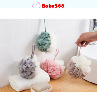 Bông tắm tạo bọt 2 màu mềm mại