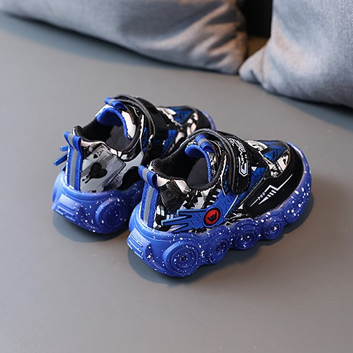 Giày thể thao có đèn Led người máy siêu nhẹ mã 8801-1 Quảng Châu cao cấp cho bé từ 1 đến 6 tuổi