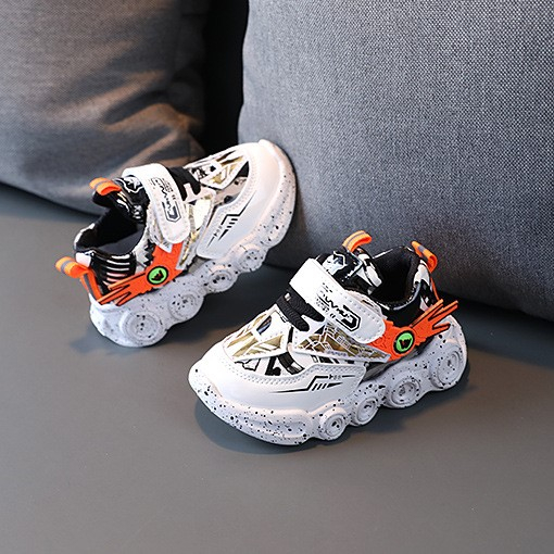 Giày thể thao có đèn Led người máy siêu nhẹ mã 8801-1 Quảng Châu cao cấp cho bé từ 1 đến 6 tuổi