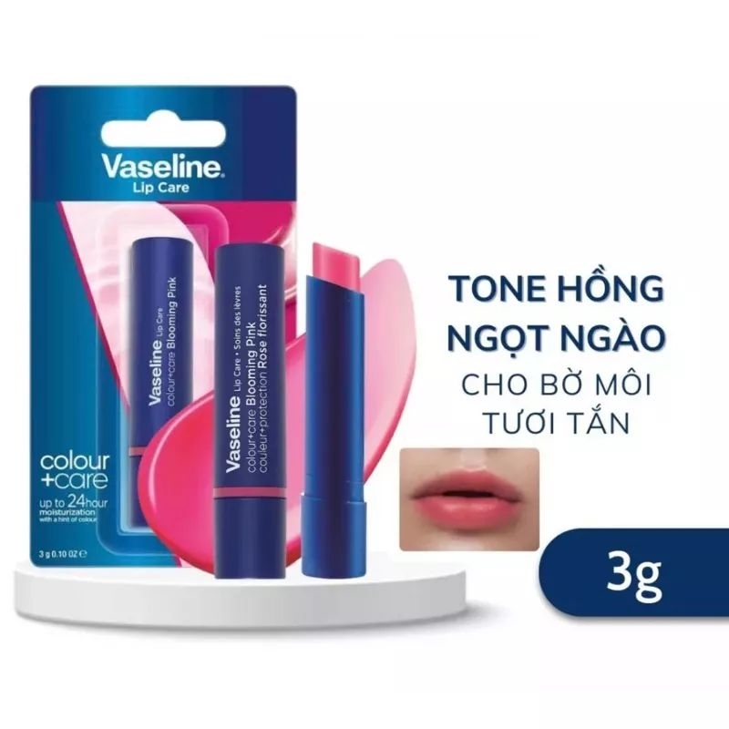 Son dưỡng môi có màu Vaseline Colour+Care 3g