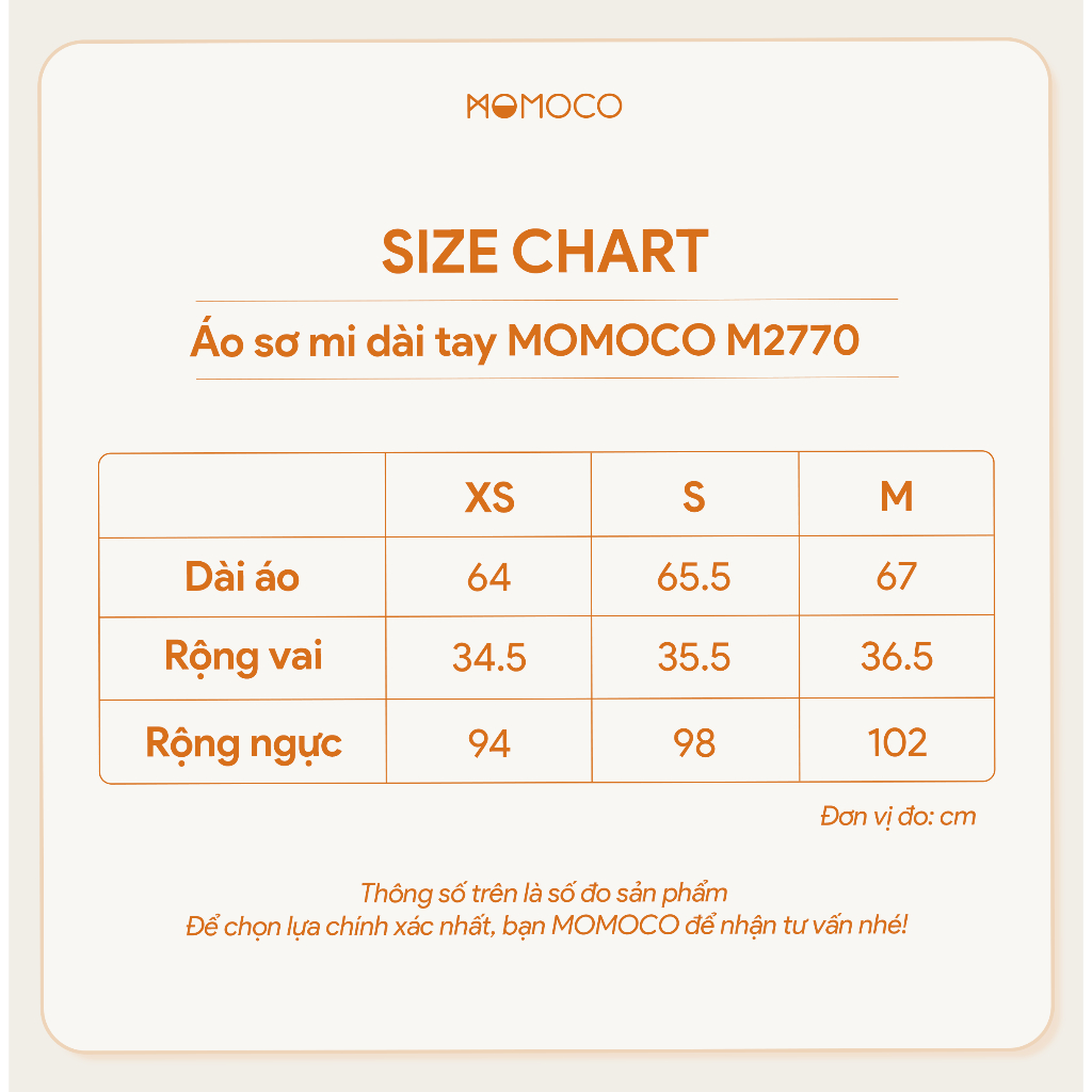 Áo sơ mi dài tay nữ ESSENTIALS The Everyday Shirt MOMOCO chất liệu cát mịn mềm mại không xù M2770