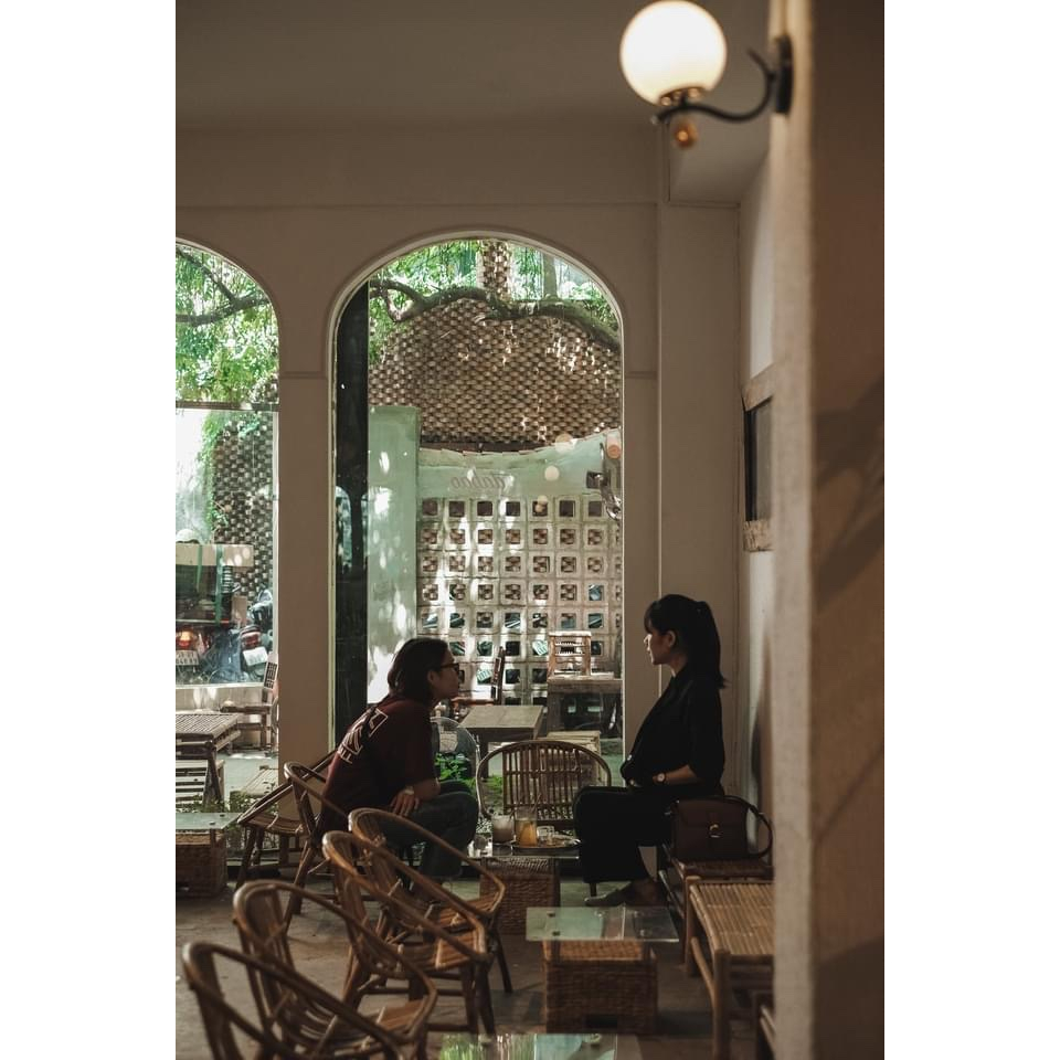 Ghế Mây Sò+Bàn - Decor ban công, sân vườn, chung cư, quán cafe- Sơn PU chống thấm